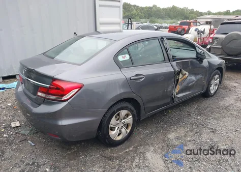 2015 Honda Civic Lx из США, поврежденный, VIN 2HGFB2F57FH501539